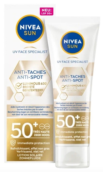 NIVEA SUN FACE LUMINOUS360 ANTISPOR FLUDE SPF50 40ML